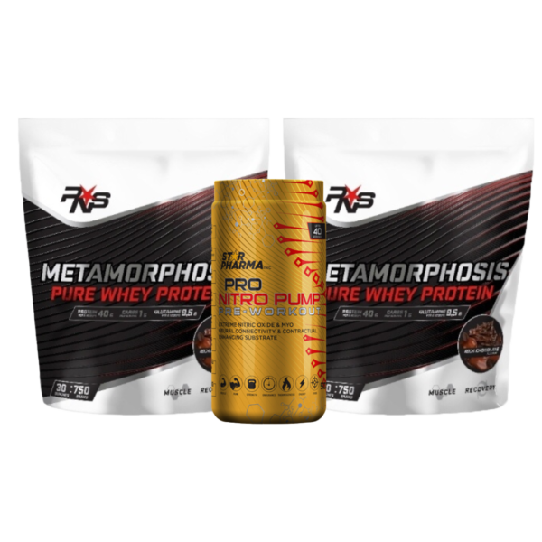 2 Metamorphosis Whey + 1 Pro Nitro Pump Pre-Workout