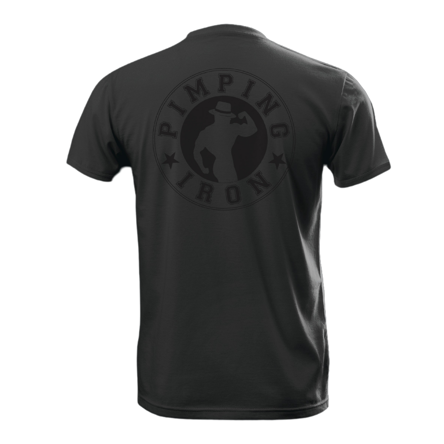 Grey Pimping Iron Pump Cover Tee