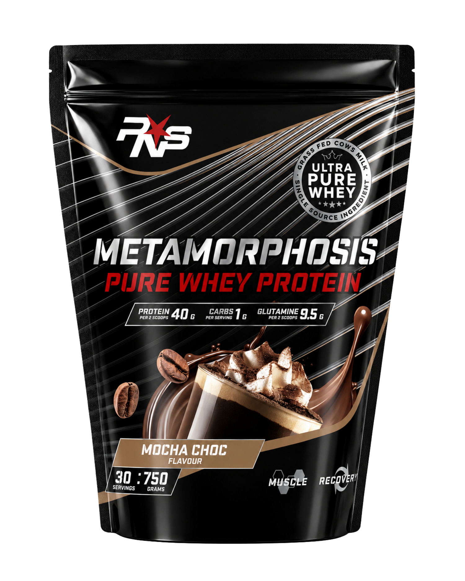 Metamorphosis Pure Whey Protein 750g 30 Servings