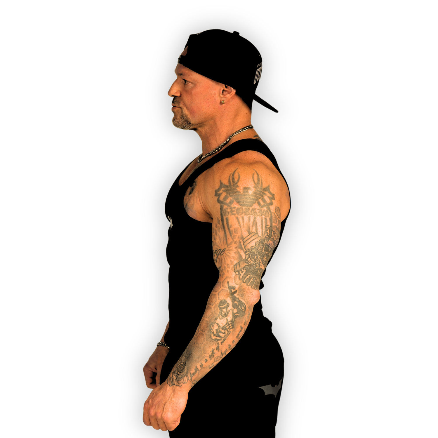DRK MSL Ribbed Vest Black