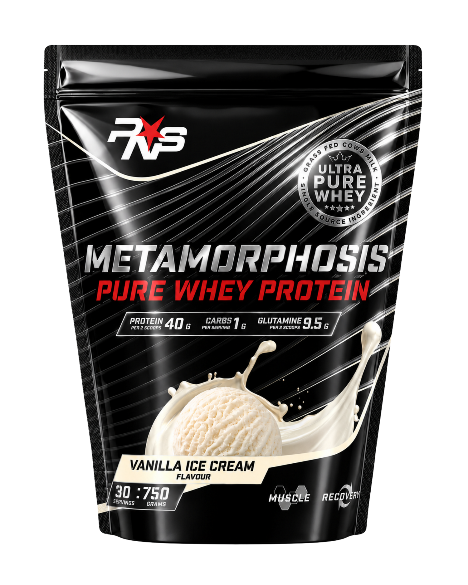 Metamorphosis Pure Whey Protein 750g 30 Servings