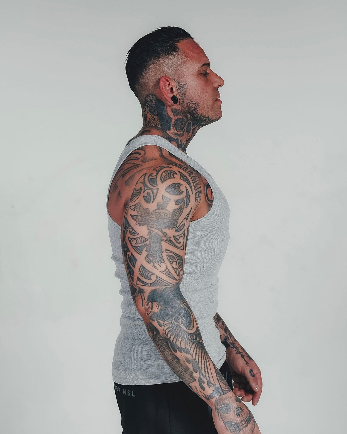 DRK MSL Ribbed Vest Grey