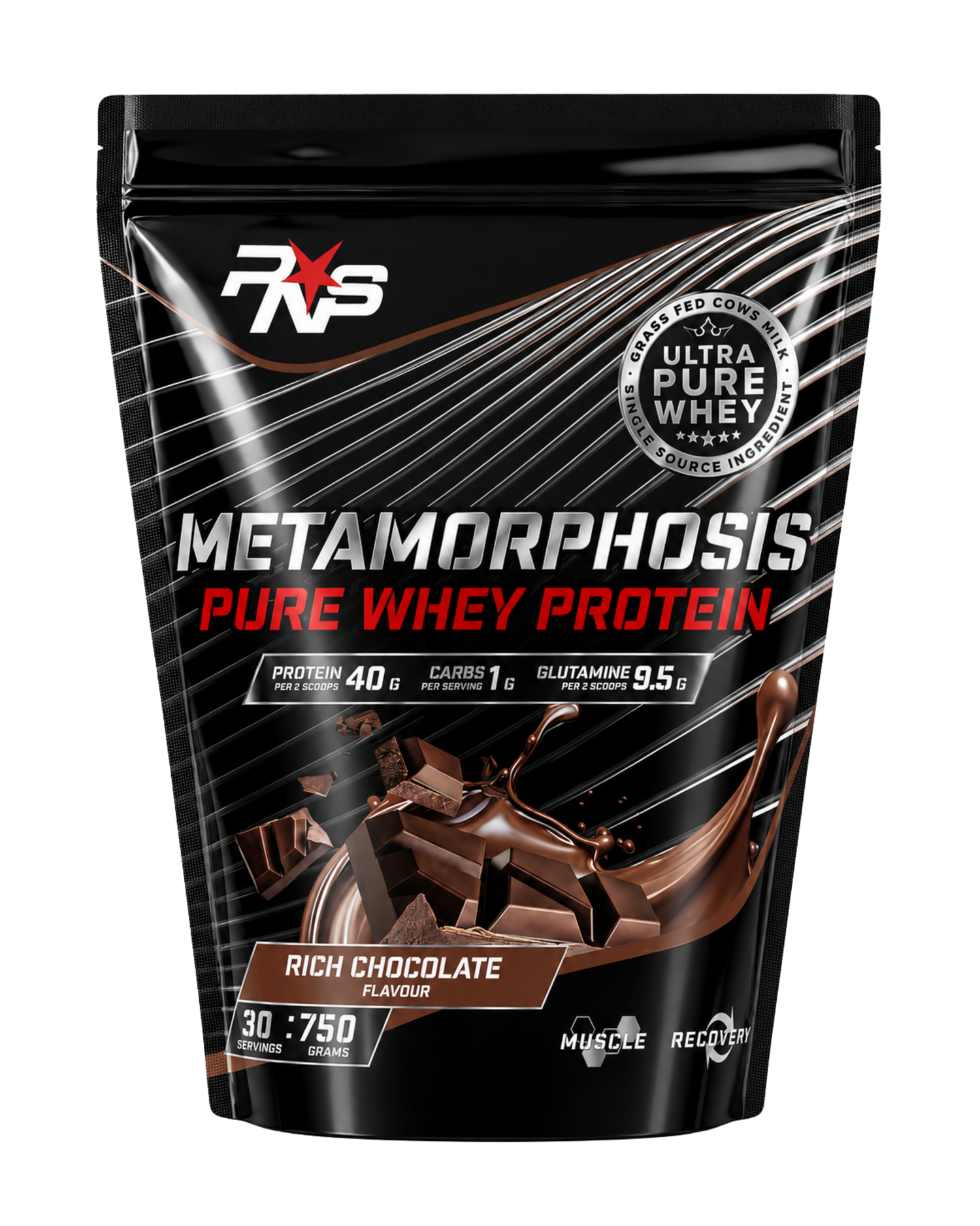 Metamorphosis Pure Whey Protein 750g 30 Servings