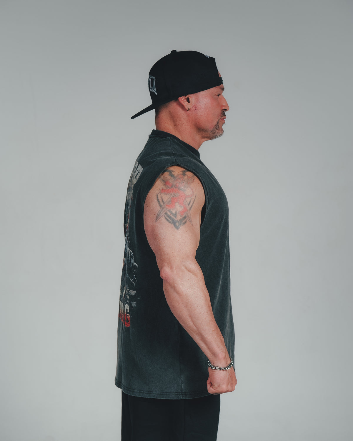 Underdog Acid Wash Sleeveless Tee