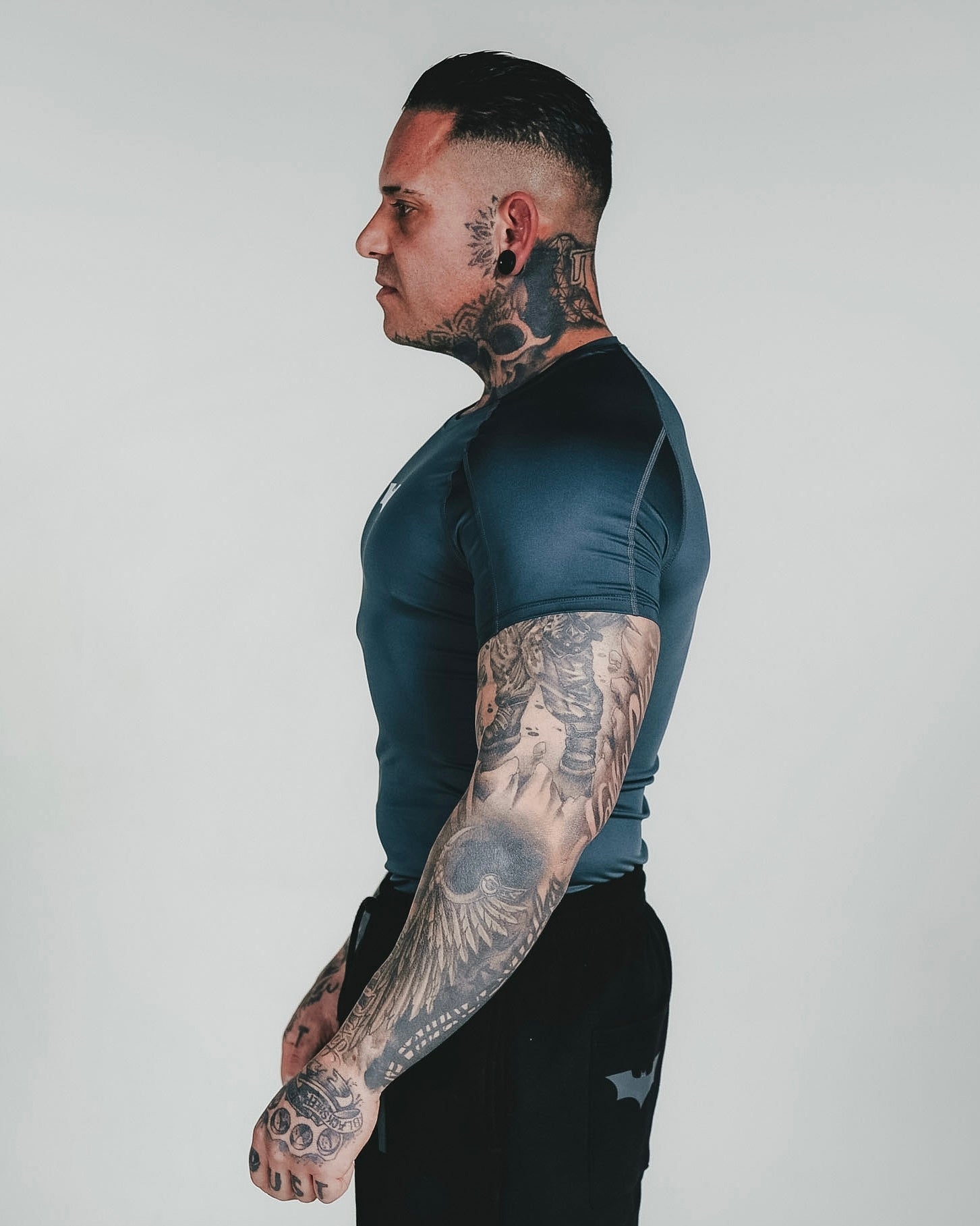 DRK MSL Compression Tee Steel Blue