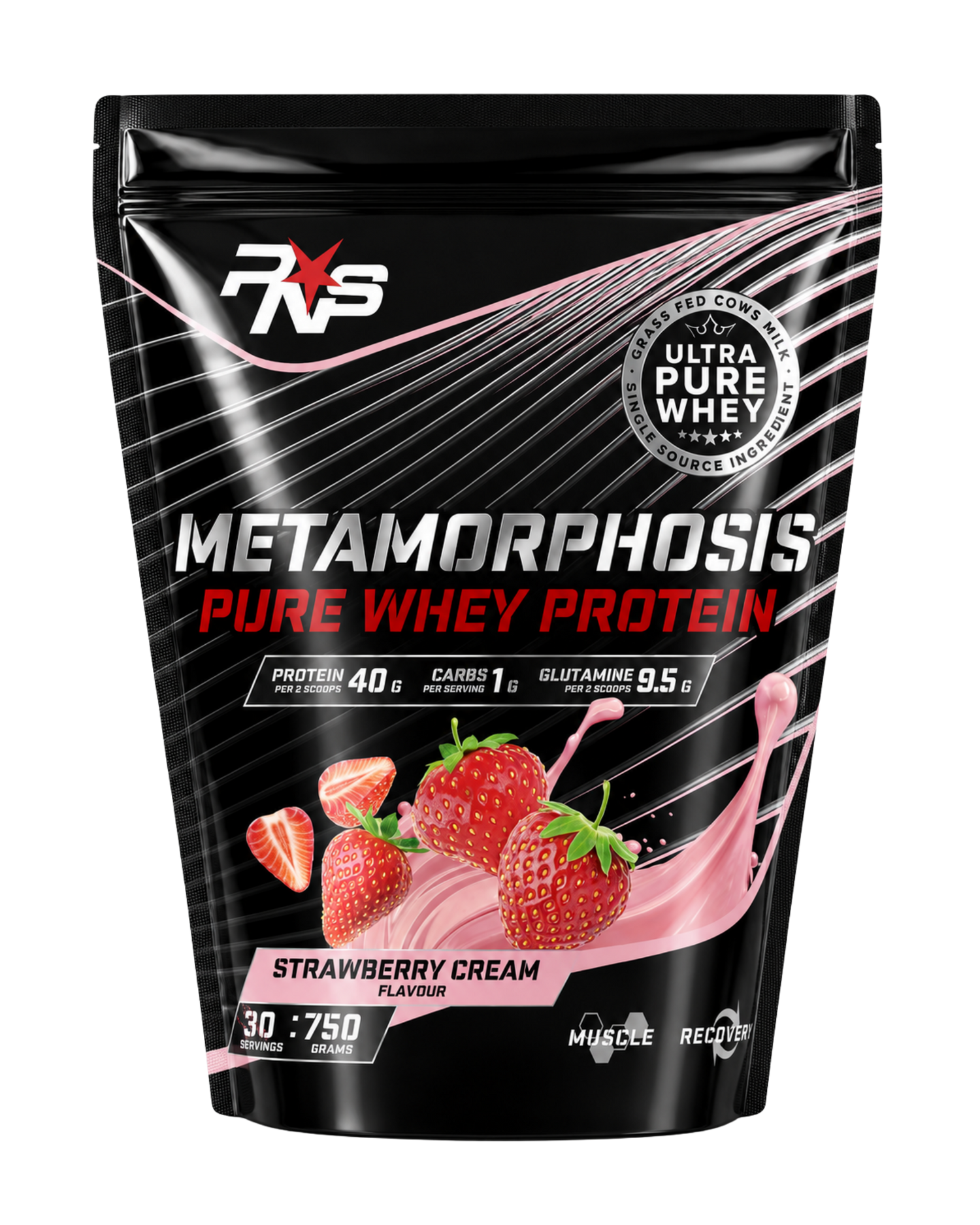 Metamorphosis Pure Whey Protein 750g 30 Servings