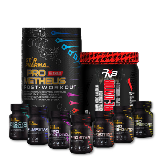 Pro Metheus Post-Workout + Pre-Dator Pre-Workout + 1 Stealth Series