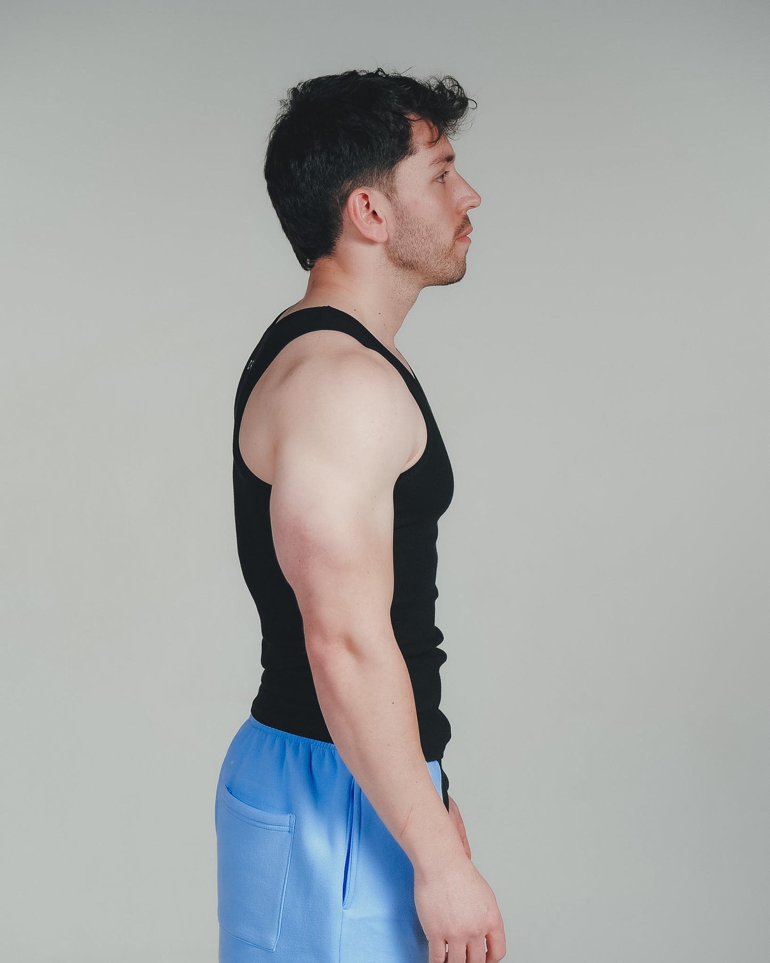 DRK MSL Ribbed Vest Black