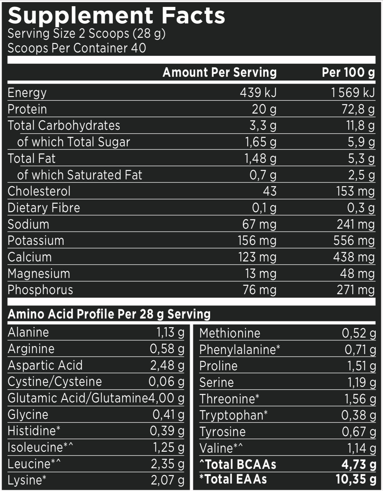 Pro Iso Fusion Protein 560g 20 Servings