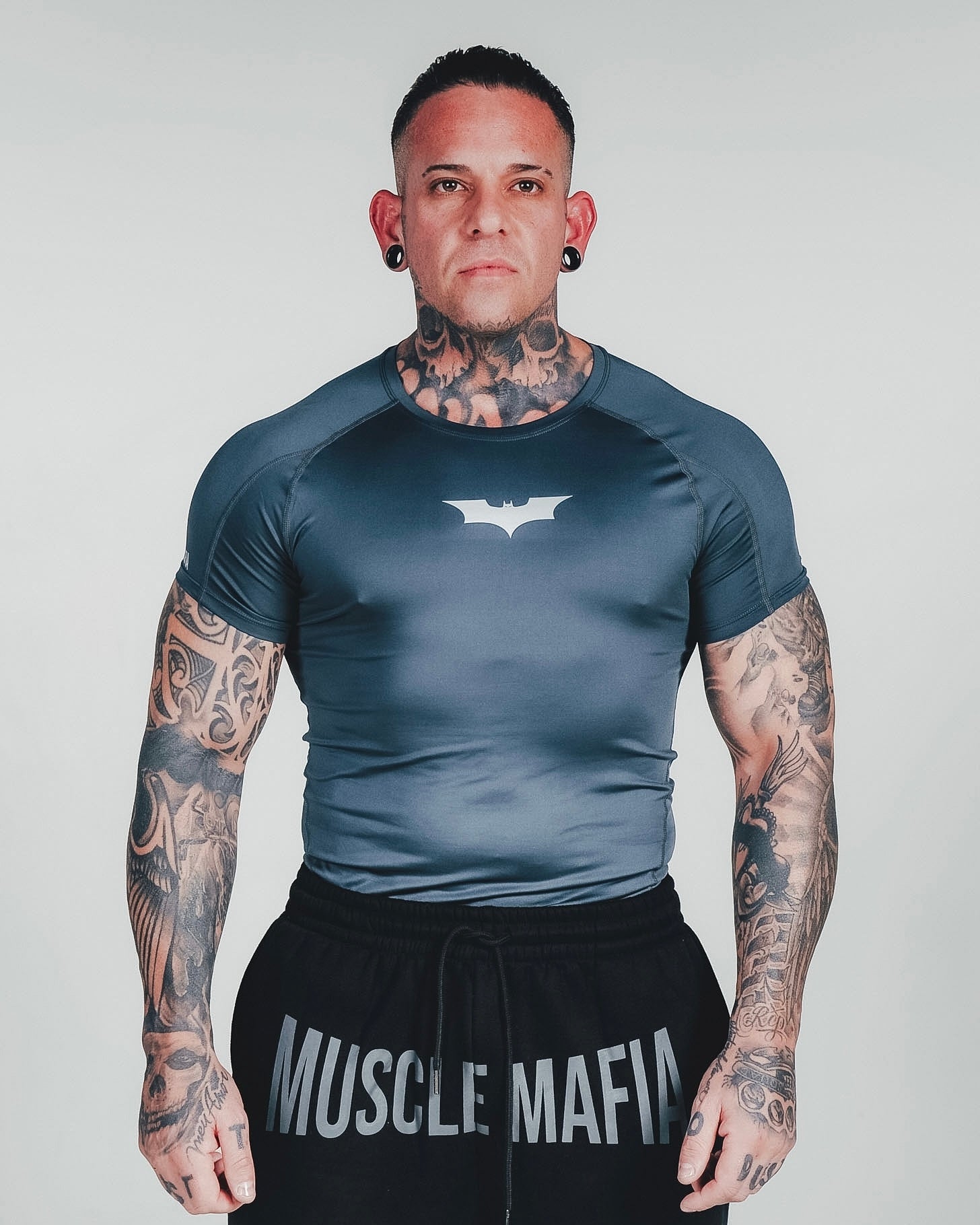 DRK MSL Compression Tee Steel Blue