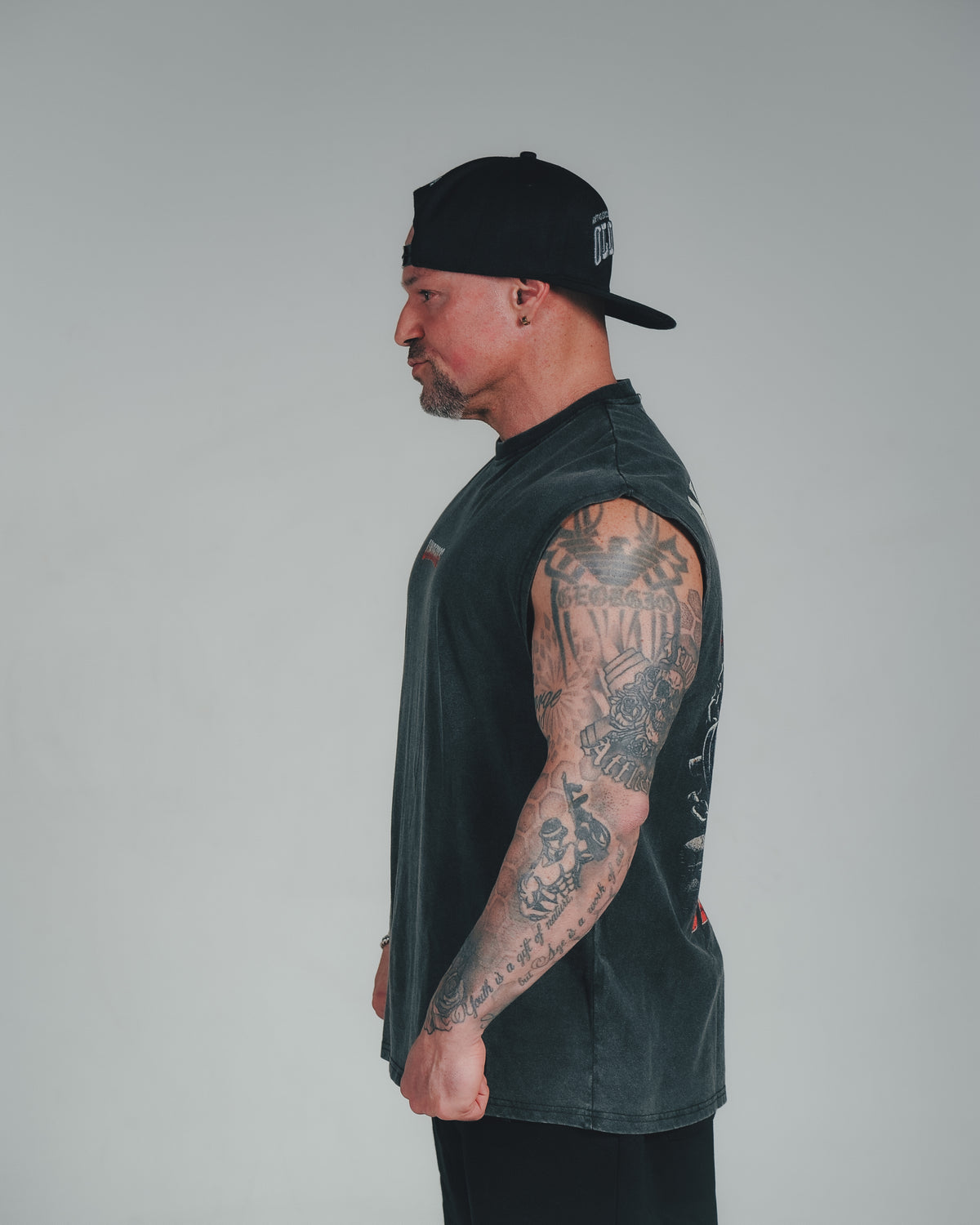 Underdog Acid Wash Sleeveless Tee