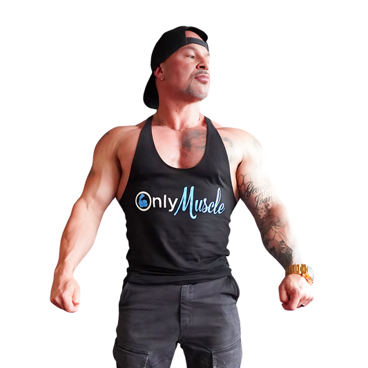 Black Only Muscle Stringer