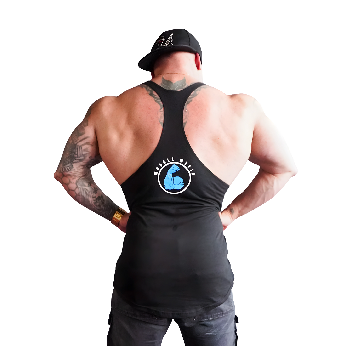 Black Only Muscle Stringer