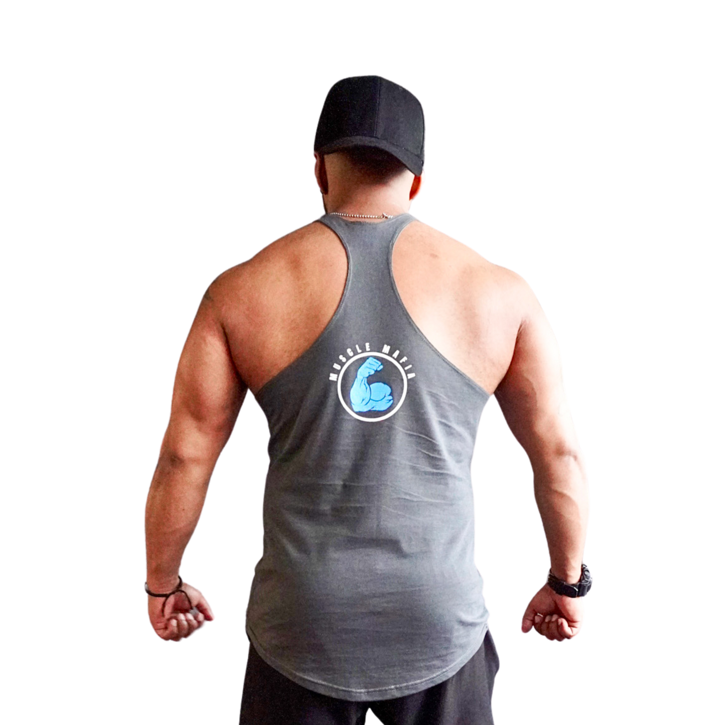 Grey Only Muscle Stringer