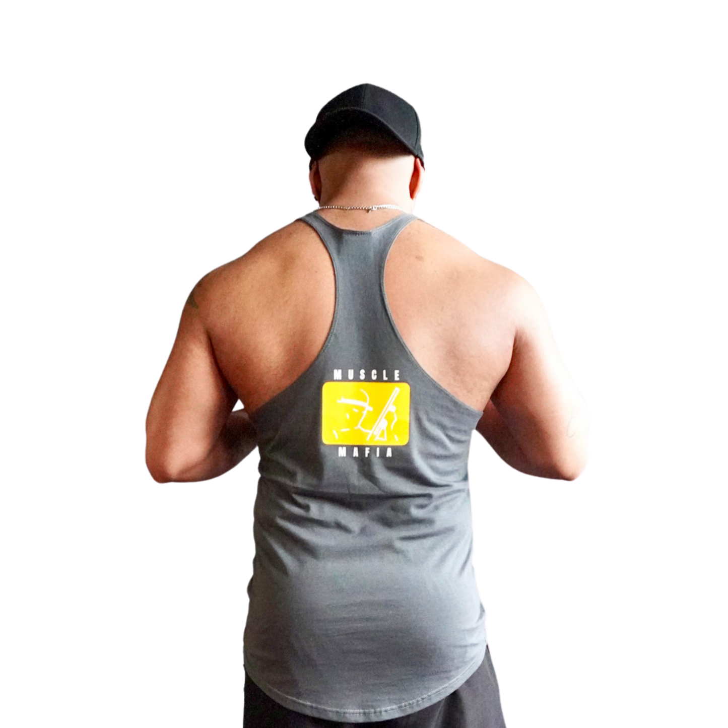 Grey Muscle Hub Stringer