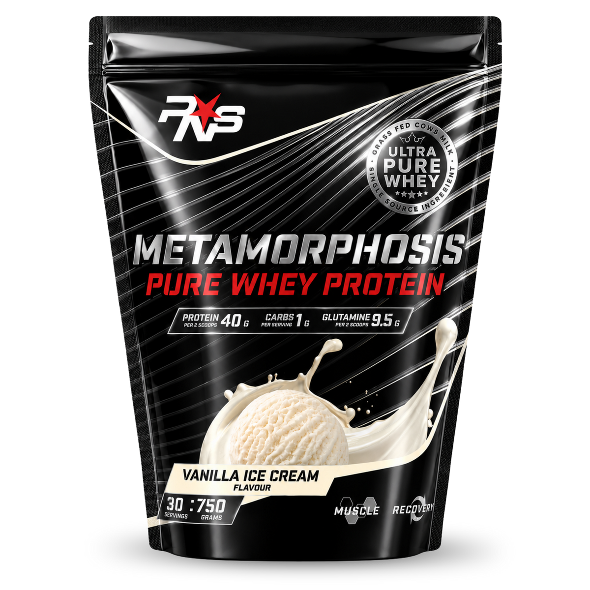 Metamorphosis Pure Whey Protein 750g 30 Servings