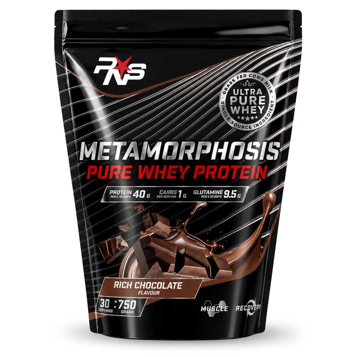 Metamorphosis Pure Whey Protein 750g 30 Servings