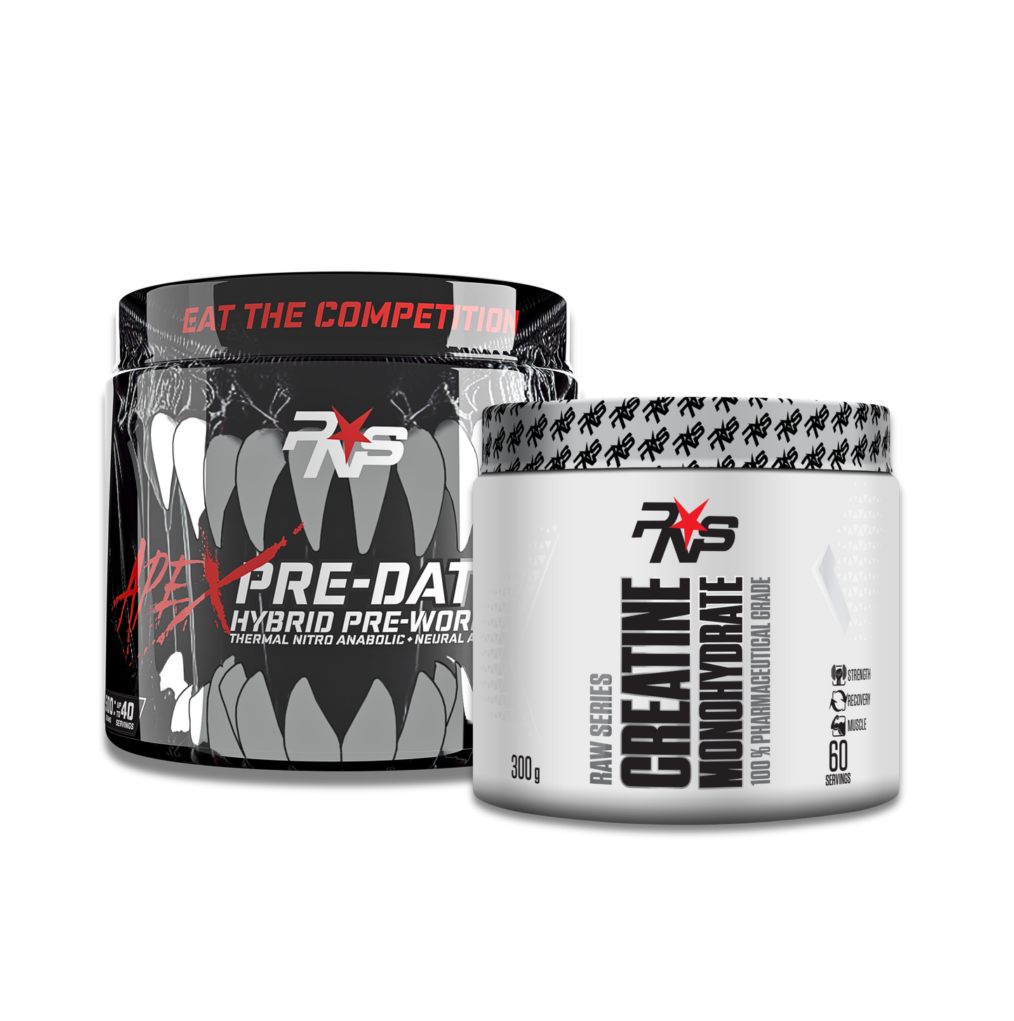 Apex Pre-Dator Hybrid Pre-Workout + Creatine Monohydrate 300g