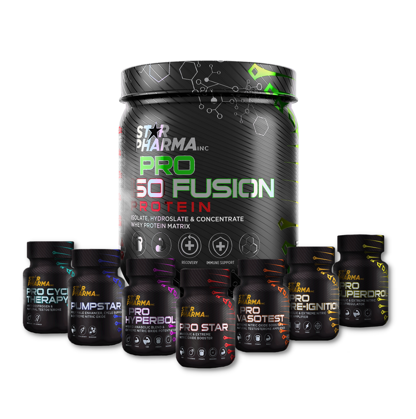 Pro Iso Fusion Protein 560g + 1 Stealth Series
