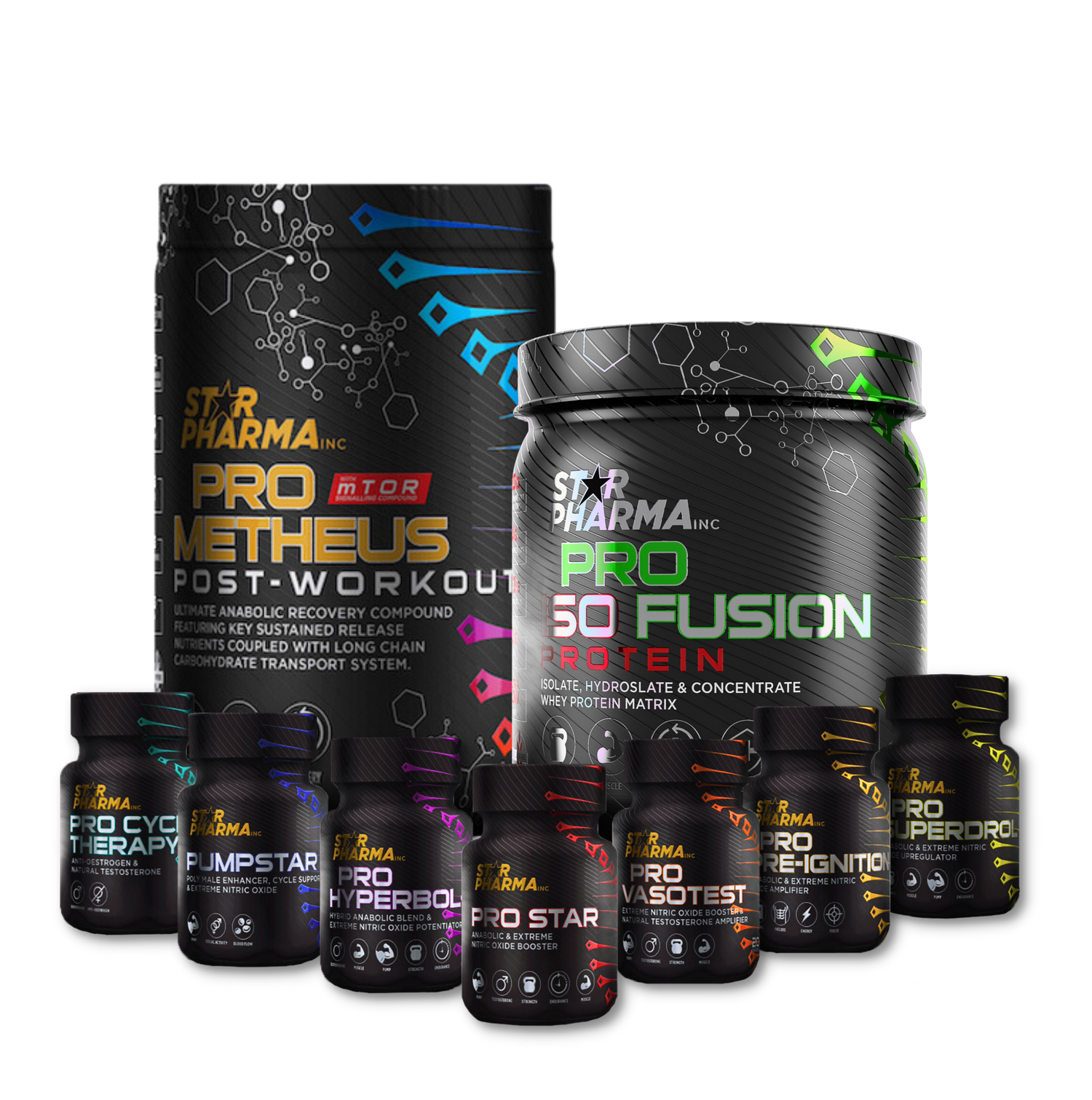 Pro Metheus + Pro Iso Fusion + 1 Stealth Series