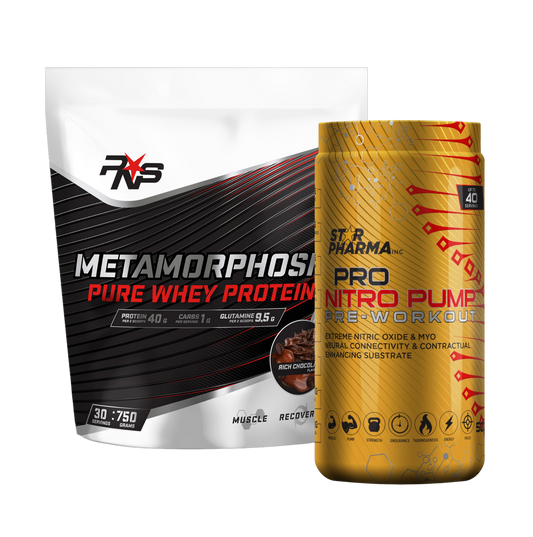 Metamorphosis Whey Protein + Pro Nitro Pump Pre-Workout