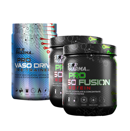 Pro Vaso Drive Pre-Trainer + 2 Pro Iso Fusion Protein