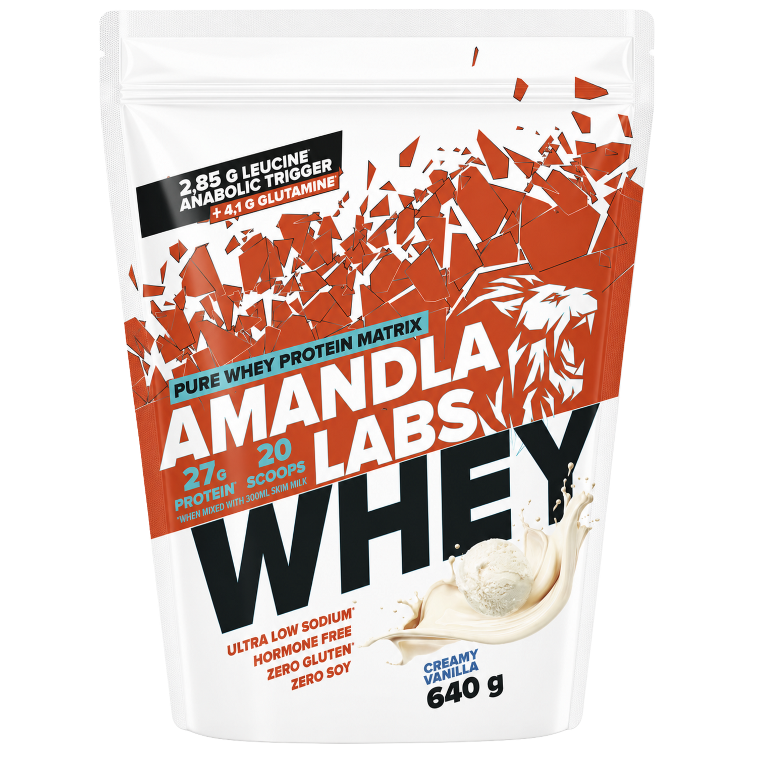 Amandla Labs Whey 640g