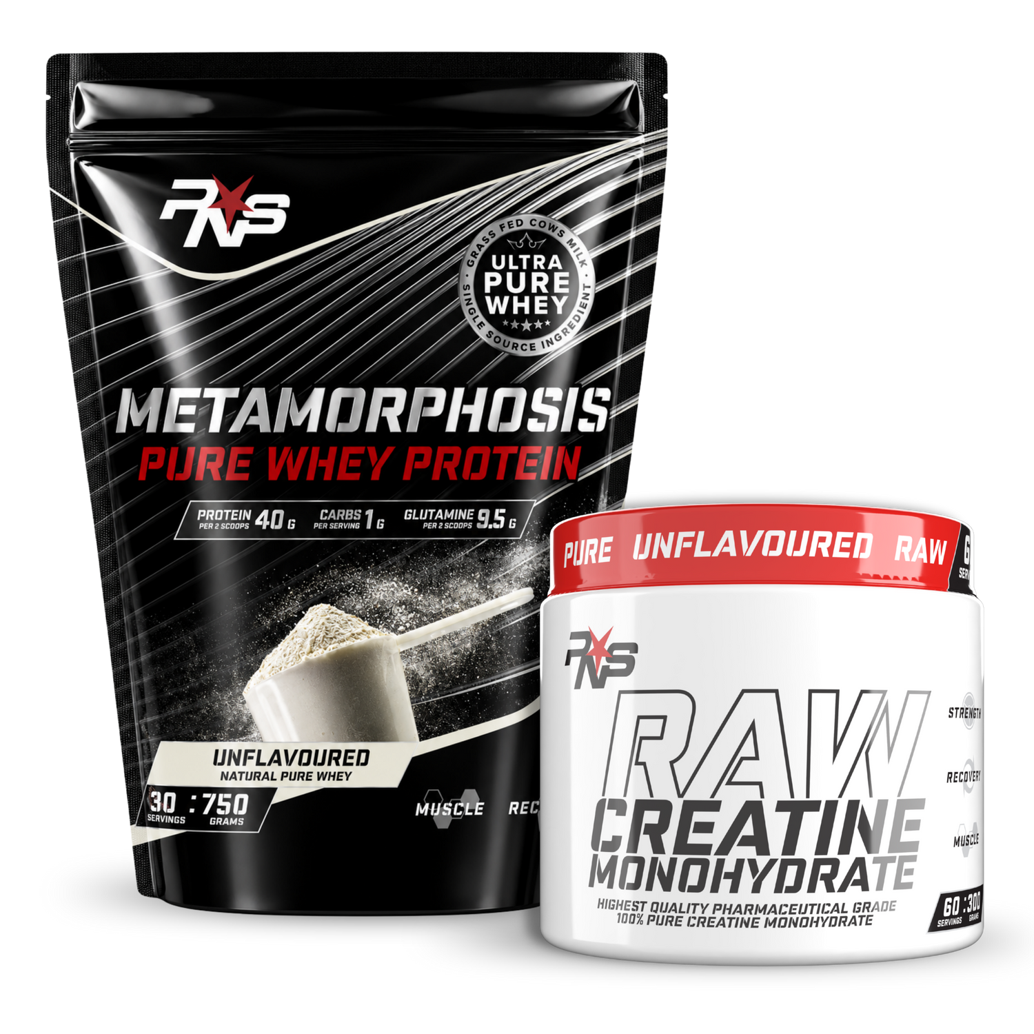 Metamorphosis Whey + Raw Creatine 300g
